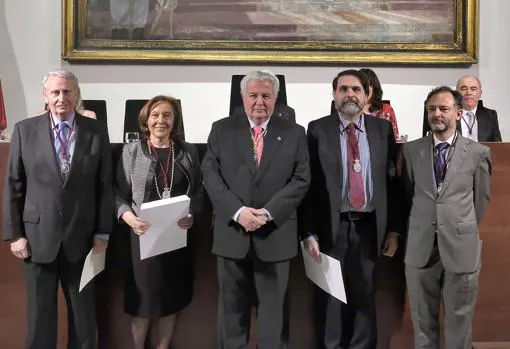 Luciano Olivares, Ana Molina, Pedro Rodríguez Bueno, Pabló José Abascal y Fernando Gabaldón