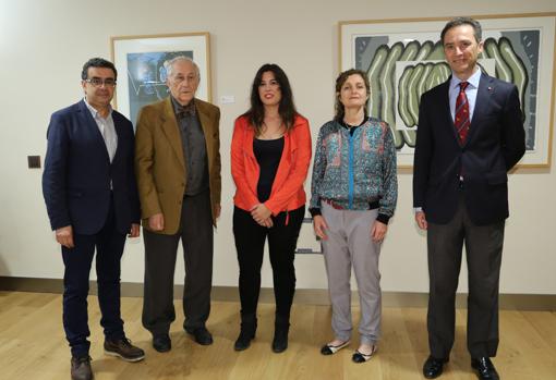 Francisco Robles, Inocencio Arias, Victoria Ash María Varo y Jerónimo de Solís
