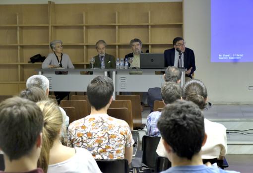 Nuria Canivell , Isidoro Moreno Vicente LLeo y Joaquin Egea