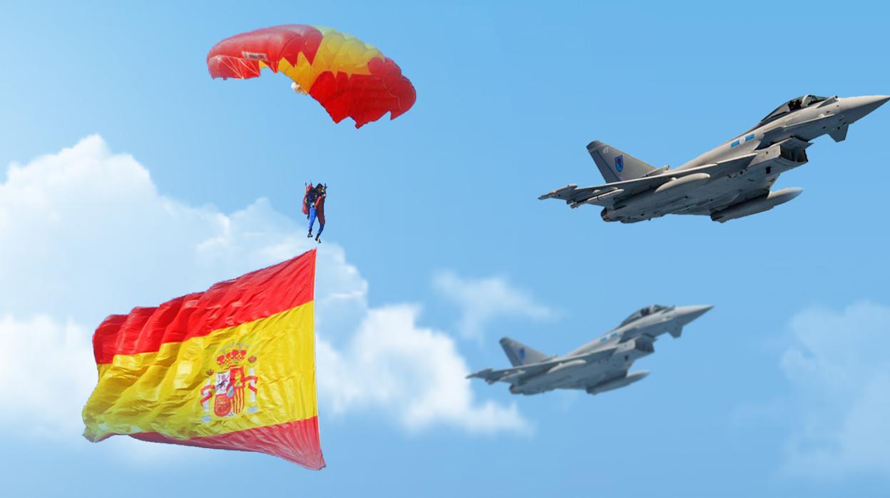 Dos Eurofghters sobrevolarán este sábado el cielo de Sevilla