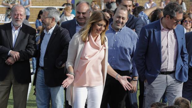 Susana Díaz: «De aquí tendrá que salir ya algún futbolista profesional»