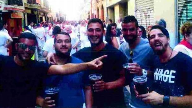 «La Manada» durante los Sanfermines