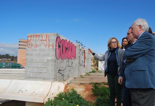 Obras del tranvía de Alcalá