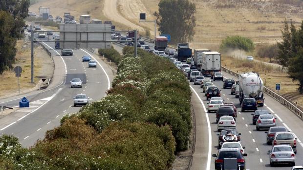 Consulta el estado del tráfico en las salidas hacia Cádiz y Huelva