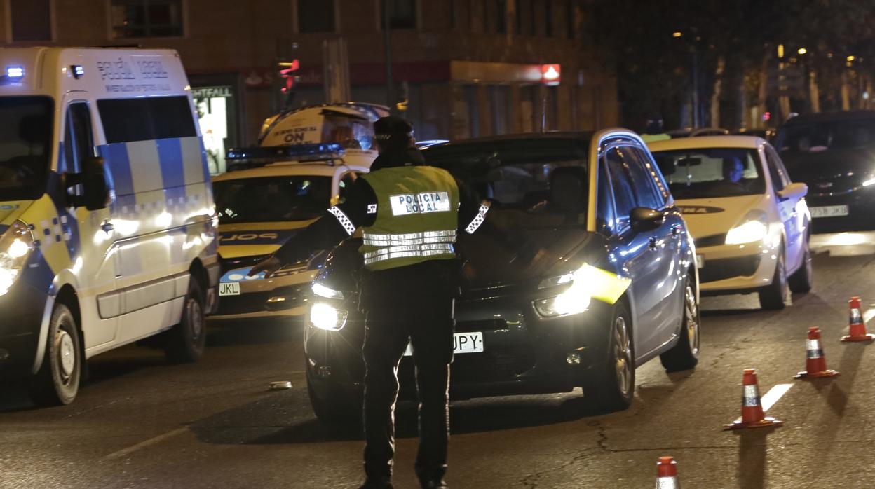 El control de alcoholemia realizado por la Policía Local fue en la Glorieta de la Cigarreras