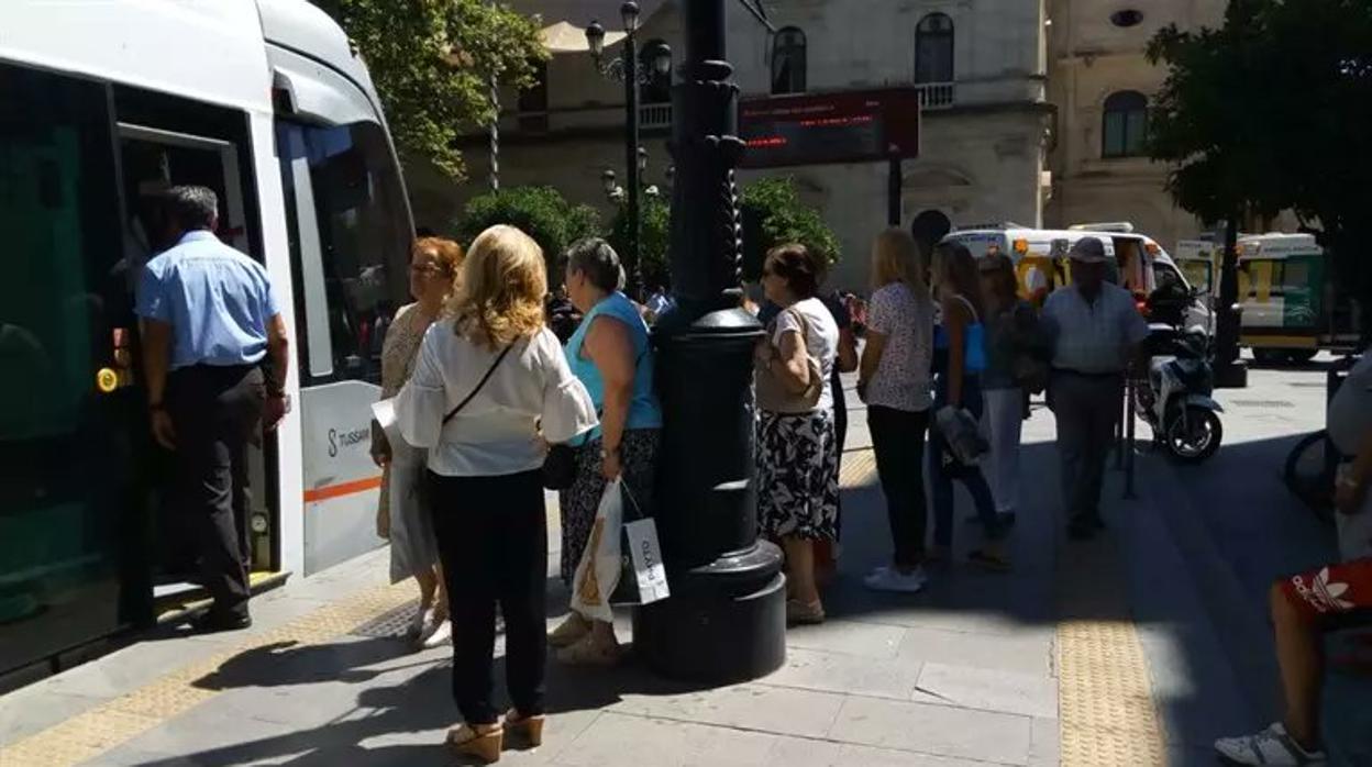 Imagen del suceso en Plaza Nueva