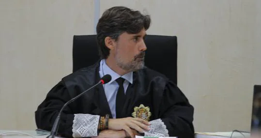 El juez David Cantilejo durante una de las sesiones del juicio