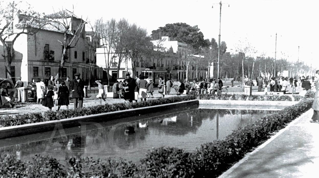 Estanque en La Alameda de Hércules