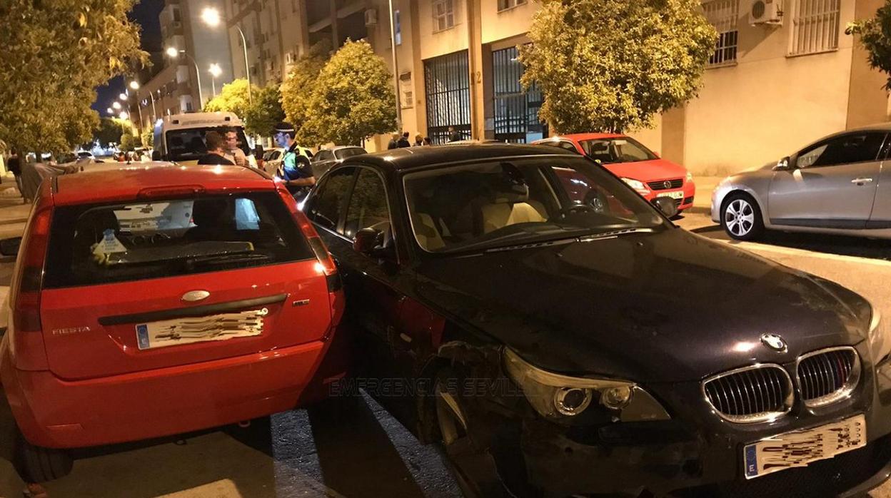 El conductor conducía un BMW