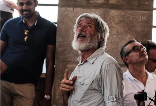 Harrison Ford, de visita turística por Sevilla, en 2016