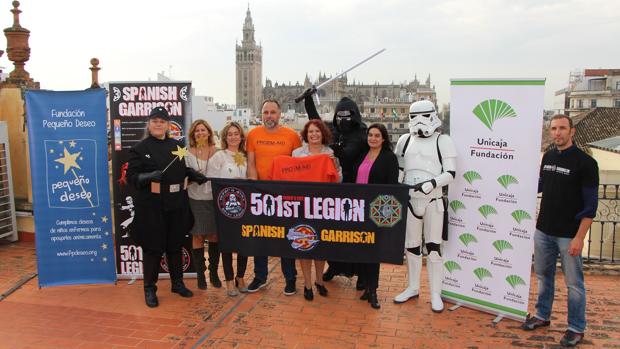 Sevilla acoge «training day» de Star Wars, con un desfile de 300 personajes de la saga