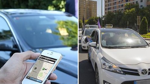 Cabify, Taxi y Uber en Sevilla