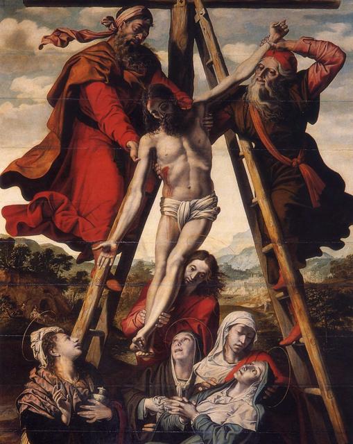 El cuadro del Descendimiento de Cristo, de Pedro de Campaña