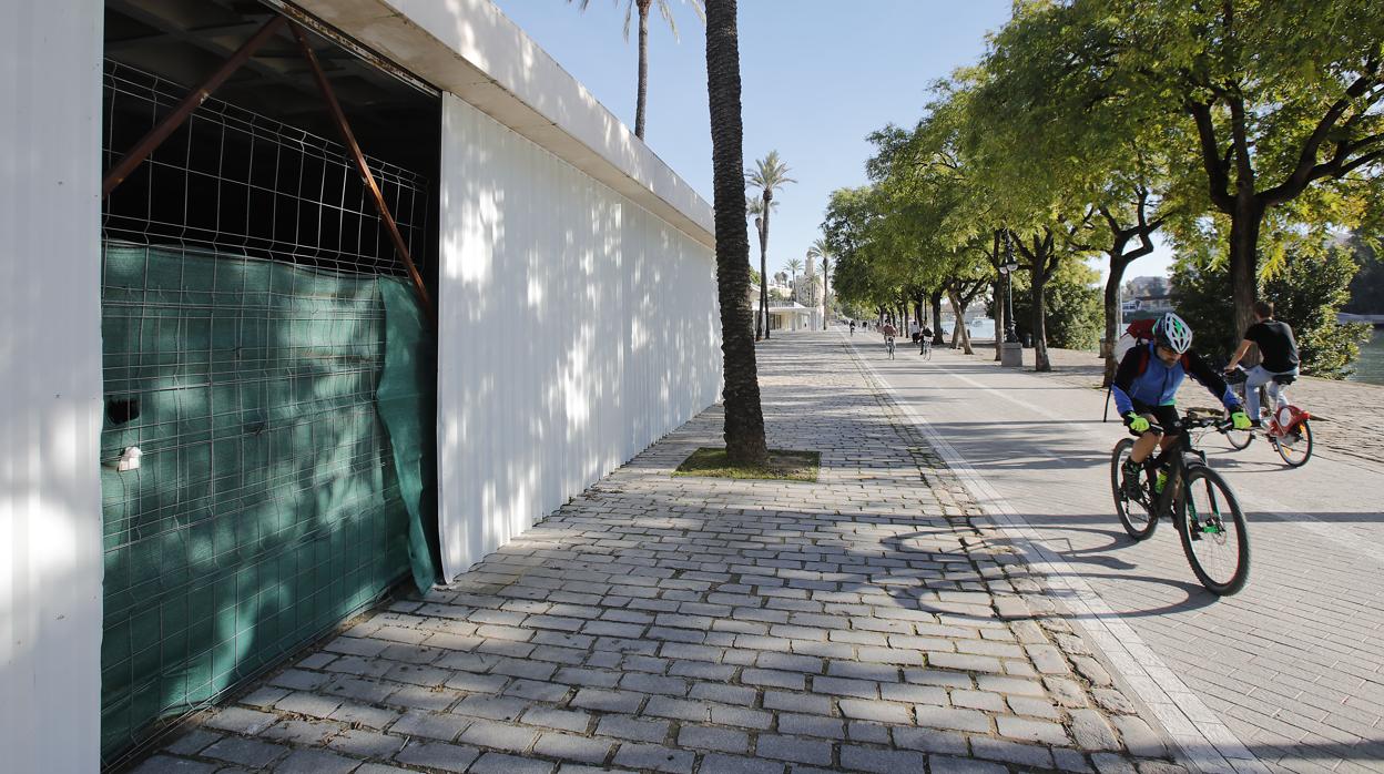 El edificio de Marqués de Contadero, aún en bruto en la parte que no se ha licitado