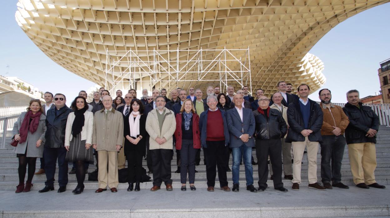 Ingneieros industriales en las Setas de Sevilla