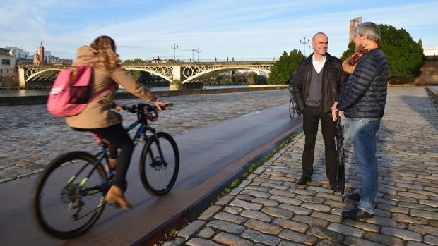 Termina la renovación del carril bici del Paseo Marqués de Contadero en Sevilla