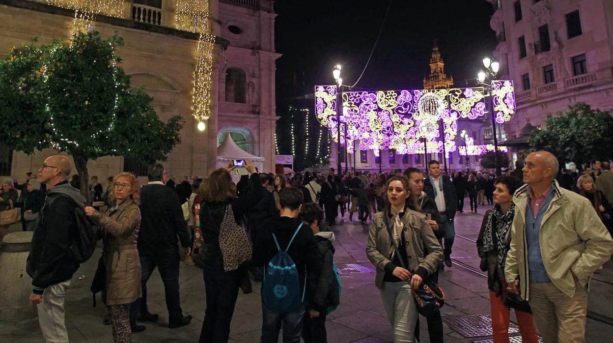 Iluminación navideña en el Centro de Sevilla