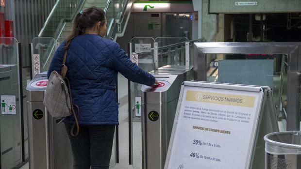 El servicio del Metro de Sevilla tendrá nuevos paros parciales el próximo jueves