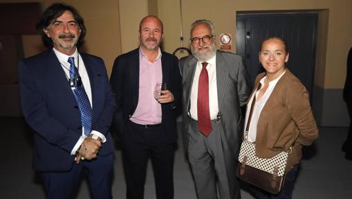 José María Arenzana, Martín Domingo, Juan Luis Manfredi y Berta Manfredi