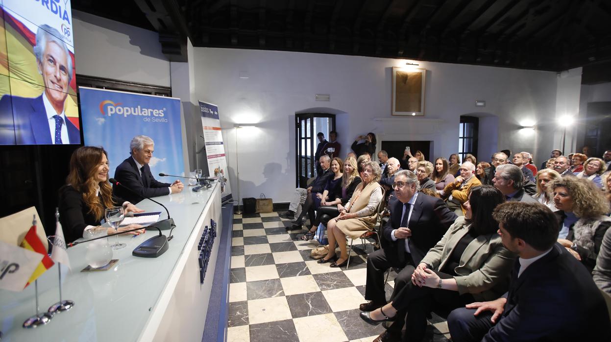 Teresa Jiménez-Becerril y Suárez Illana, en la Fundación Valentín de Madariaga