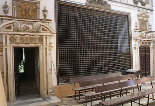 La zona de la clausura de la iglesia de Santa Clara