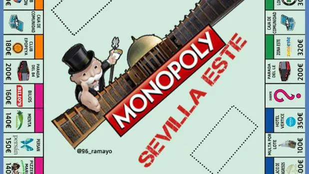 El Monopoly de Sevilla Este: el último montaje que se hecho viral en la capital