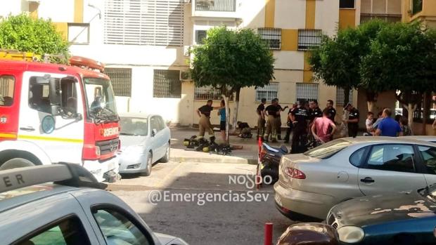 Detenido un hombre acusado de provocar un incendio un piso de Sevilla capital