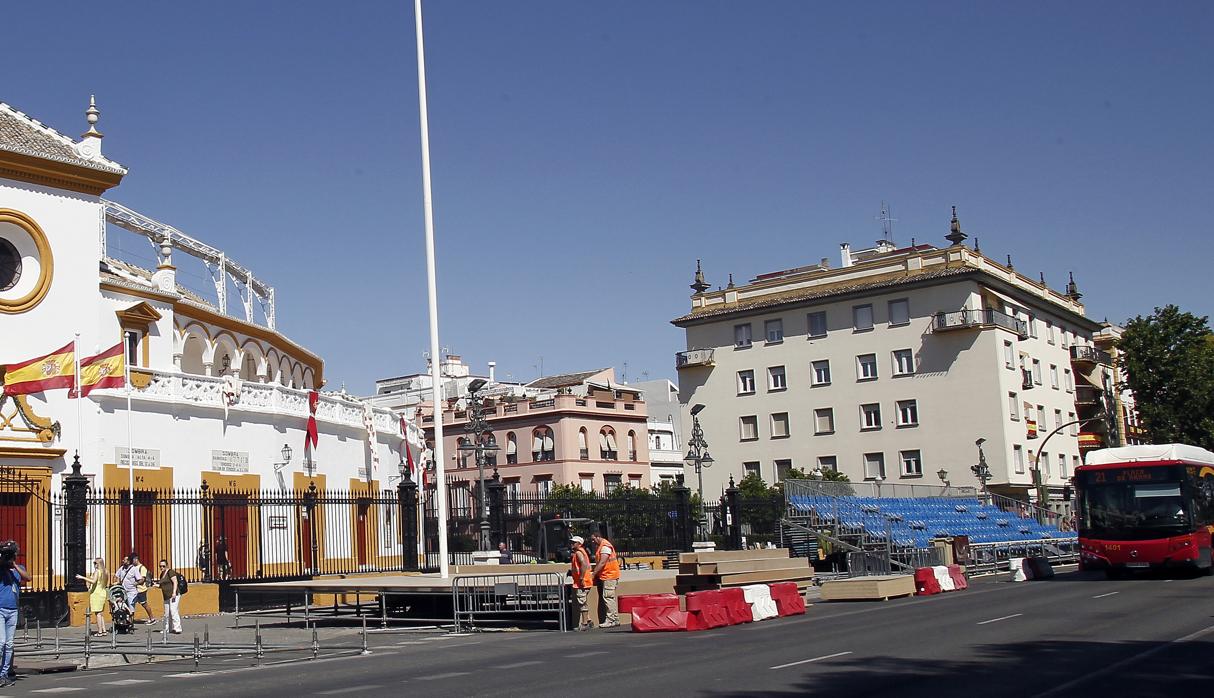 Los autobuses que pasan por el Paseo Colón sufrirán desvíos esta jornada