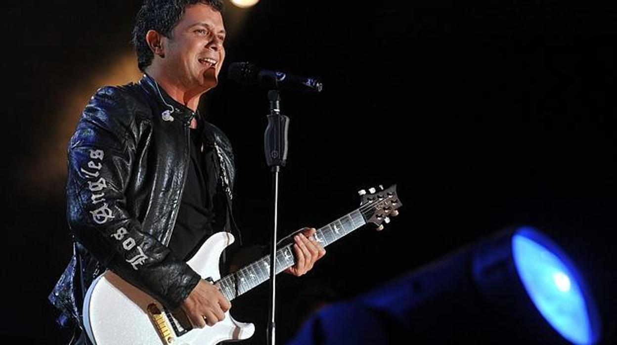 Alejandro Sanz en un concierto en Madrid