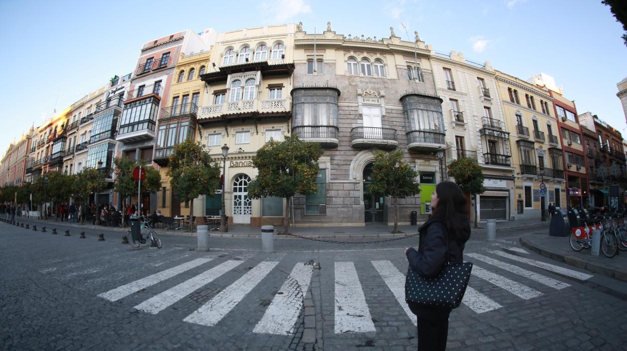 Los dos edificios que se convertirán en hotel