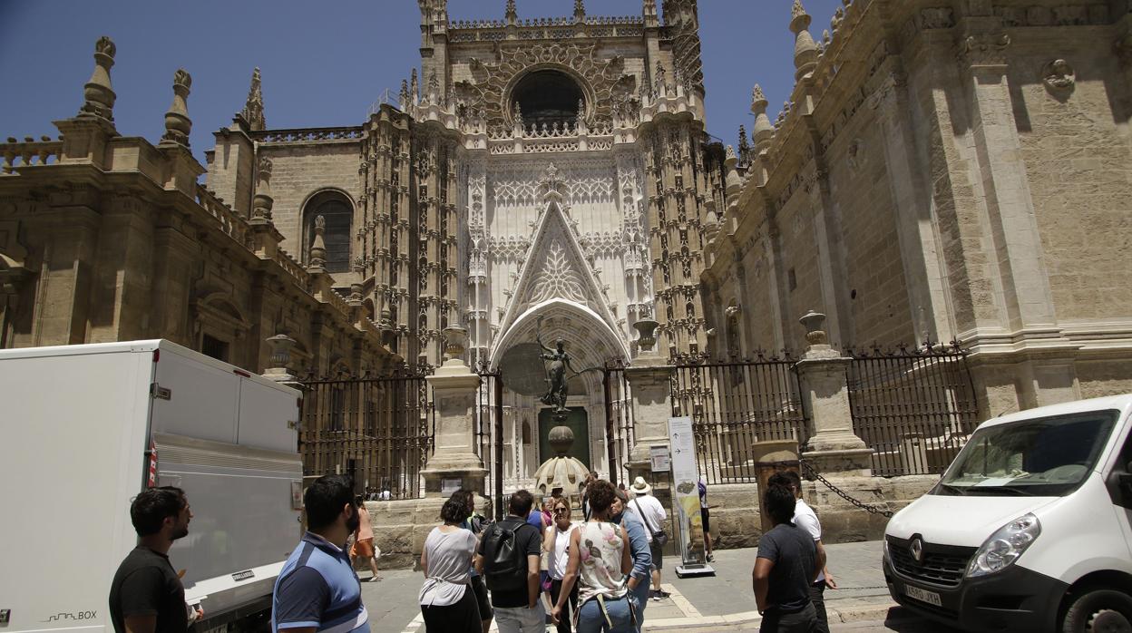 Preparativos de la boda en la Catedral