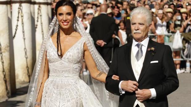 Boda de Sergio Ramos y Pilar Rubio: vídeo y fotos del vestido de la novia