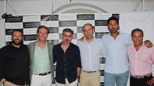 Antonio Carlos Rivero, Salvador Toscano, Antonio García, Ignacio Almarcha, Zigor Martín y Manuel Baliñas