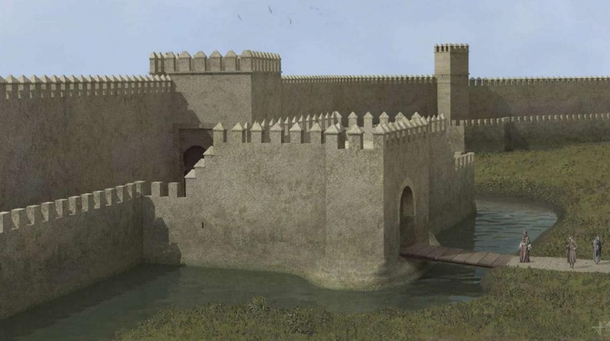 Así era la muralla de la Macarena en el siglo XIII