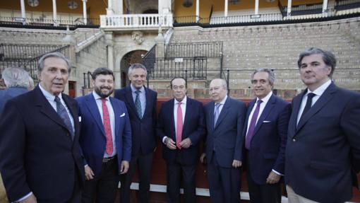 Marqués de Jódar, Jesús Rodríguez de Moya, Alberto García Reyes, Francisco Romero López, Luis Carlos Peris, Ramón Ybarra y Luis Algarra