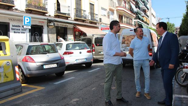 Casi 30 plazas nuevas de aparcamiento en la calle Feria en Sevilla, entre Antonio Susillo y Escoberos