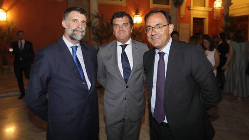 Javier Rubio, Jesús Borjabad y Bosco Cámara