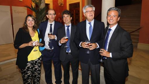 Cristina López Herrera, Guillermo del Campo, Salvador Jiménez, Jacobo García-Palacios y José Luis Fernández Ortea