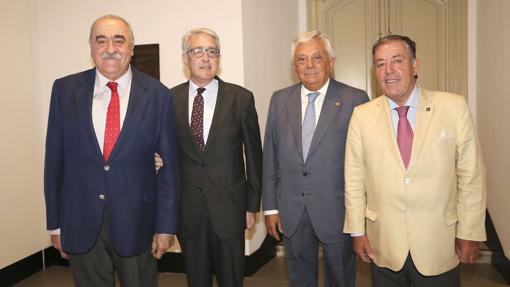 Cristóbal Salas, Alberto Donaire, Francisco Herrero y José Ignacio Bidón