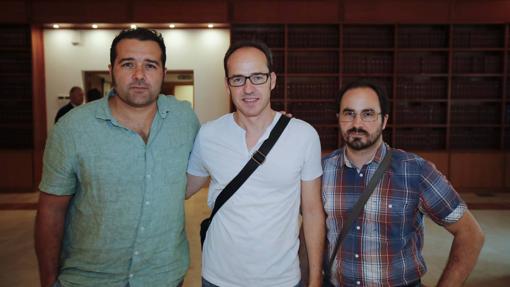Alfonso Sánchez, Pablo Cervantes y Gonzalo Bendala