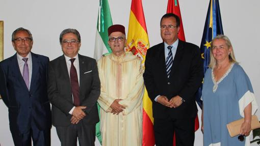 José Manuel Cervera, Enrique Millo, Farid Aoulouhaj, Juan Carlos Cabrera y Ana María de Lara