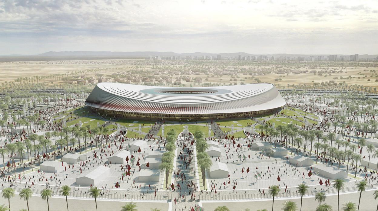 Diseño del estadio de Casablanca, con el que Marruecos quiere optar a un Mundial