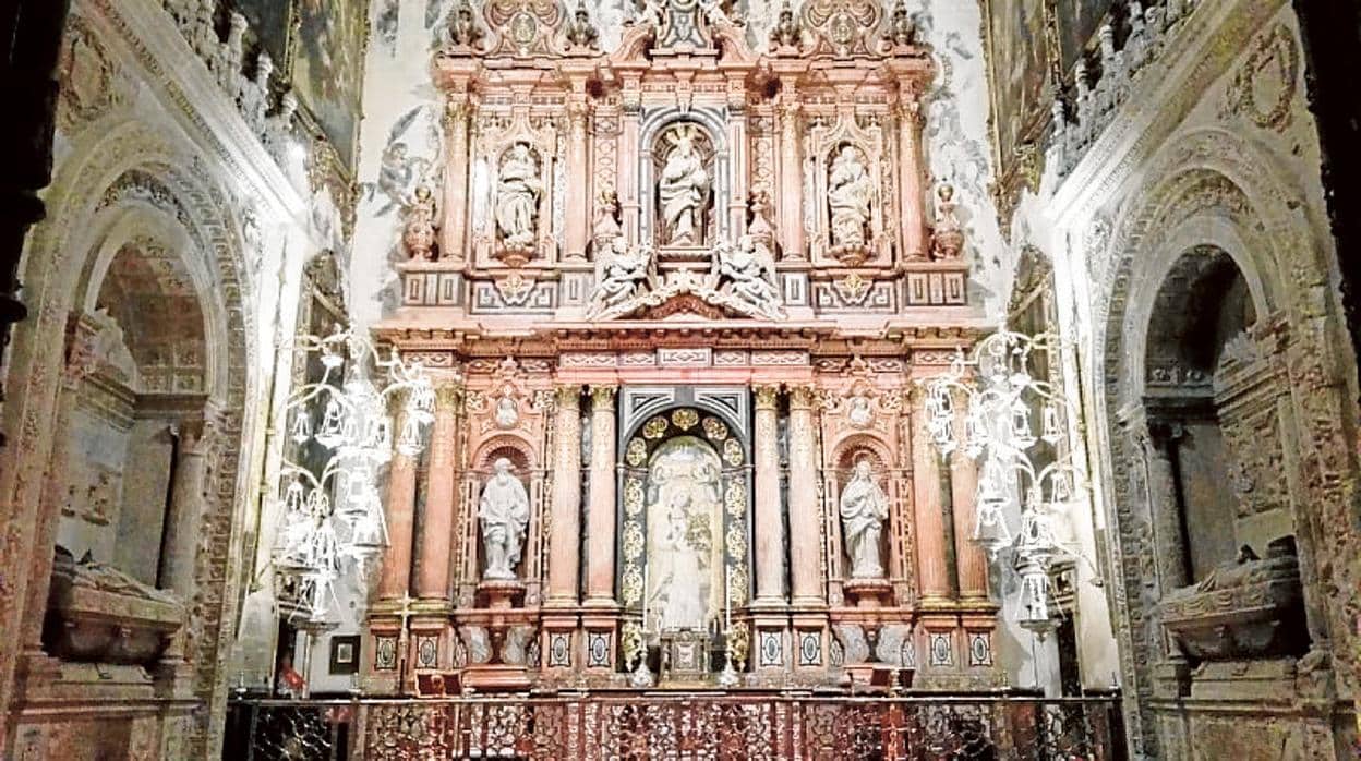 La capilla de la Virgen de la Antigua, en la Catedral, ha sido sometida a labores de conservación