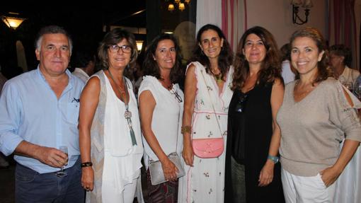 Marcelo Ayuso, Ana Pérez Marcos, Rocío Pérez Marcos, Mercedes Guinea, Rocío Aletta y Trini Blanco