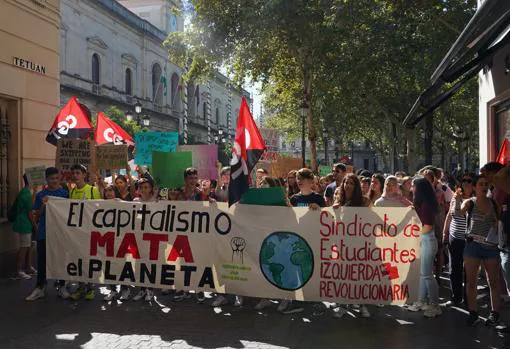 Miles de sevillanos se manifiestan para exigir soluciones a la emergencia climática