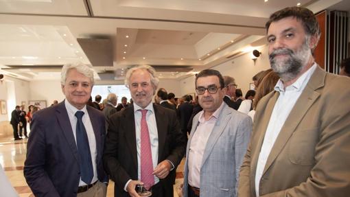 Juan Miguel Vega, Rafael Porras, Francisco Robles y Javier Rubio