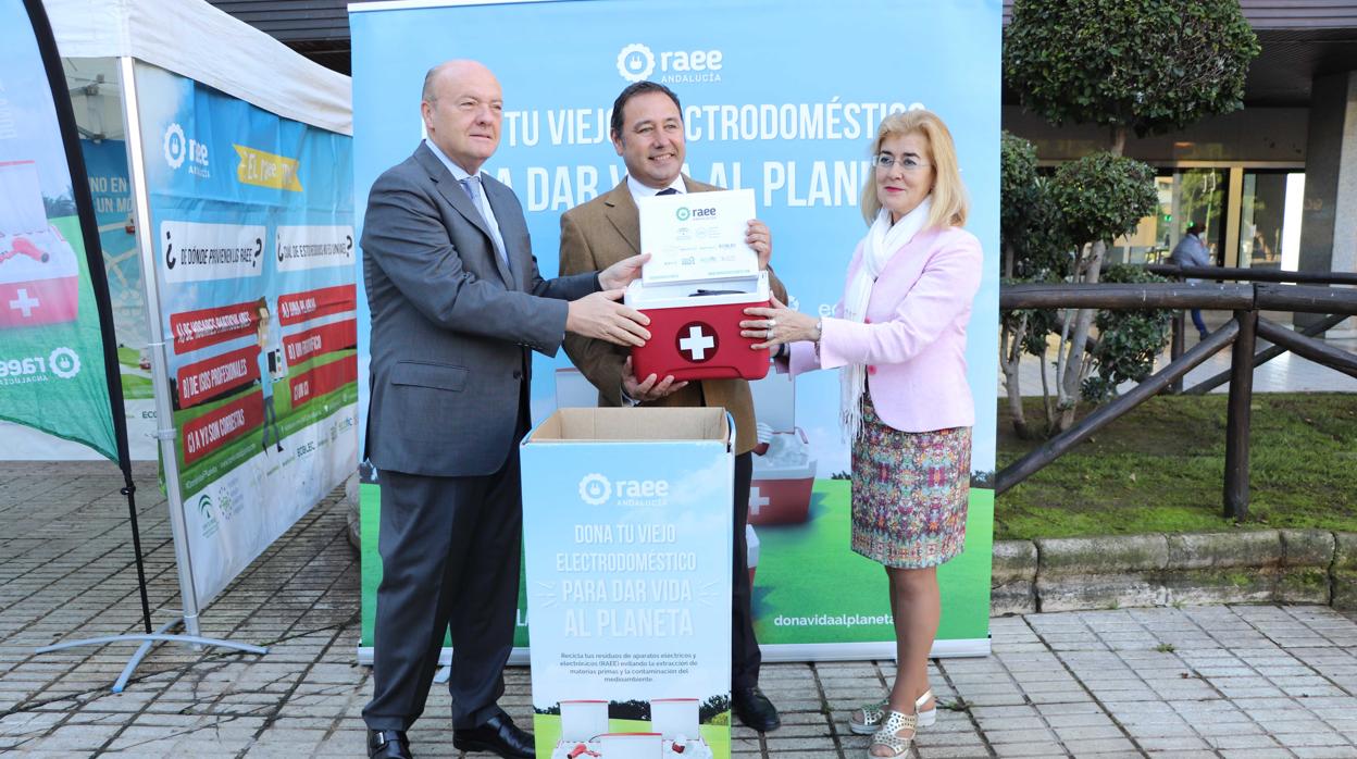 Ángel Aguado, Ricardo Sánchez e Isabel Cuadrado