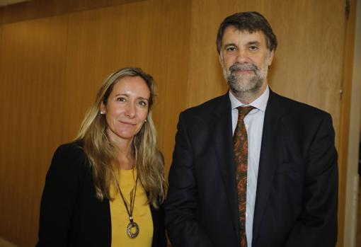 Pilar Mena y Javier Rubio