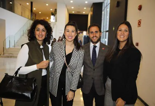 Beatriz Cuesta, María Ángeles Hernández, José María Sánchez y Carmen Romero Fernández