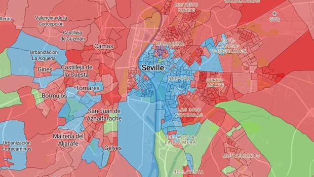 ¿Qué han votado los sevillanos el 10N? Los resultados de las elecciones generales en Sevilla, calle a calle